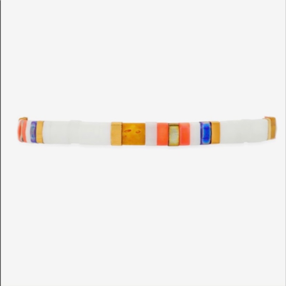 Golden Sunrise Tila bracelet